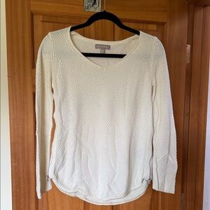Banana Republic Cream Scoop Neck Sweater